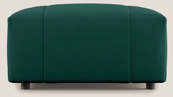 Giotto pouf in morbida microfibra effetto velluto impermeabile idrorep