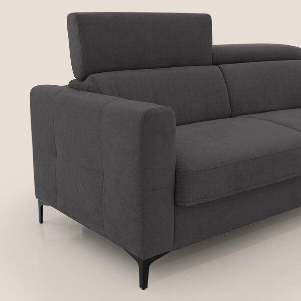 Gardenia divano letto materasso alto 18 cm con poggiatesta reclinabili