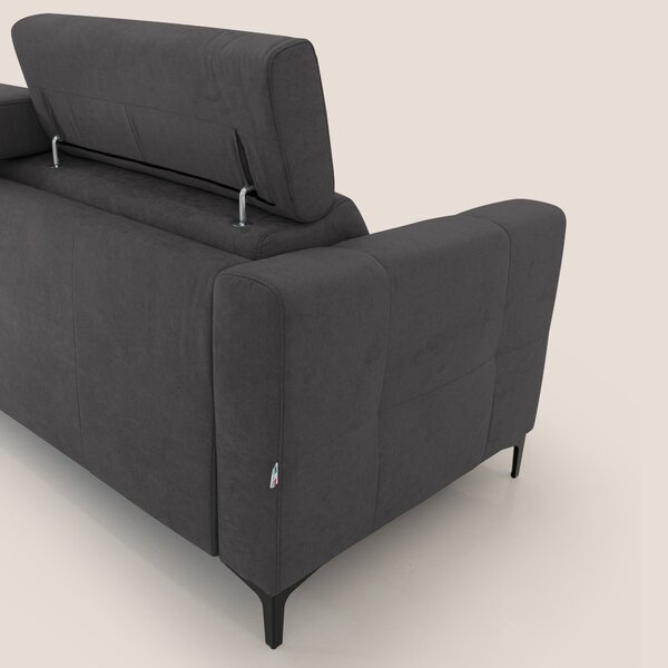 Gardenia divano letto materasso alto 18 cm con poggiatesta reclinabili