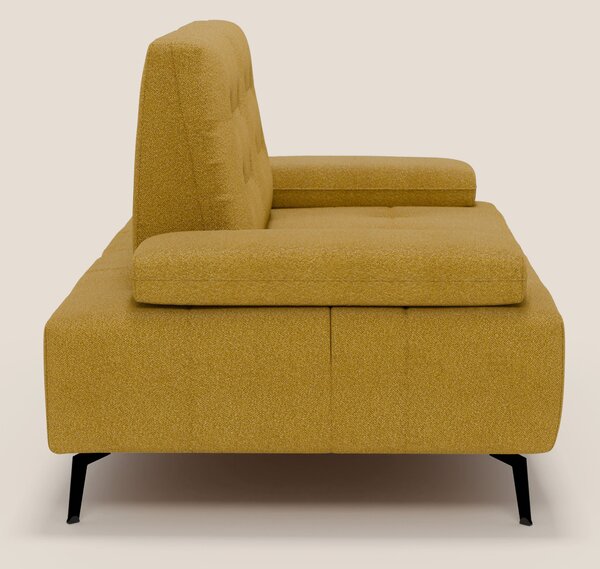 Lugano Divano 3 posti con schienali e braccioli traslanti in morbido b