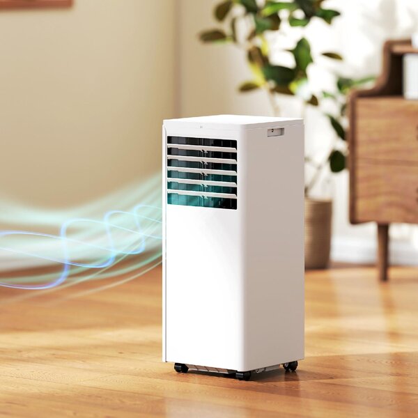 DecHome Condizionatore Portatile 5000 Btu Climatizzatore Classe A Funzione Deumidificatore colore Bianco