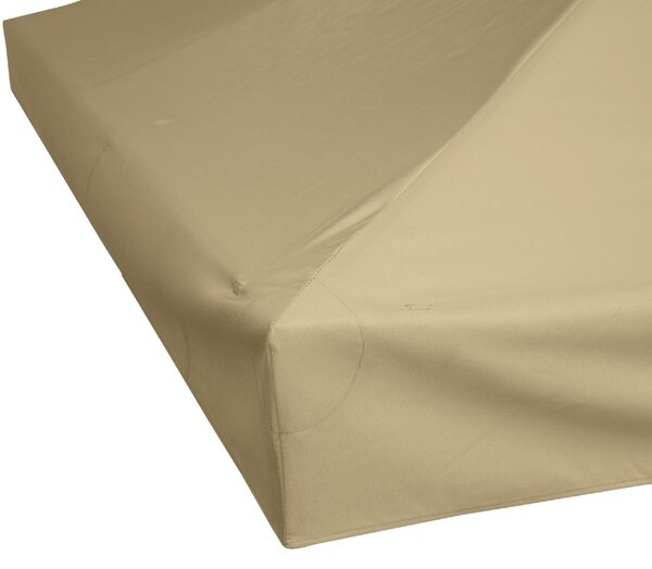 VivaGarden Copertura Gazebo 3x3 m a 2 Livelli Resistente ai Raggi UV colore Beige