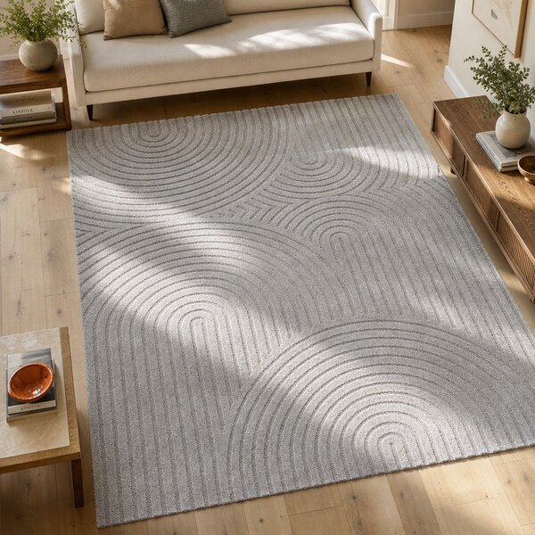 Tappeto grigio , 160 x 230 cm Yen One - Universal