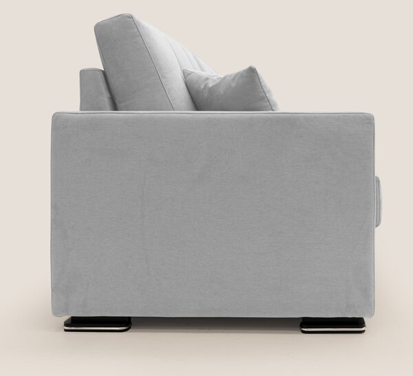Giove divano in morbido tessuto impermeabile T02 grigio chiaro