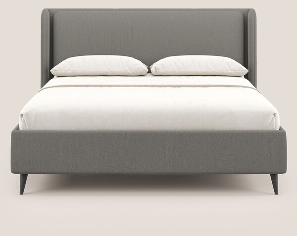 Nadine letto contenitore di design e comfort Italiano in tessuto imper