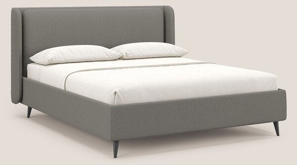Nadine letto contenitore di design e comfort Italiano in tessuto imper