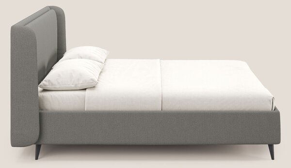 Nadine letto contenitore di design e comfort Italiano in tessuto imper