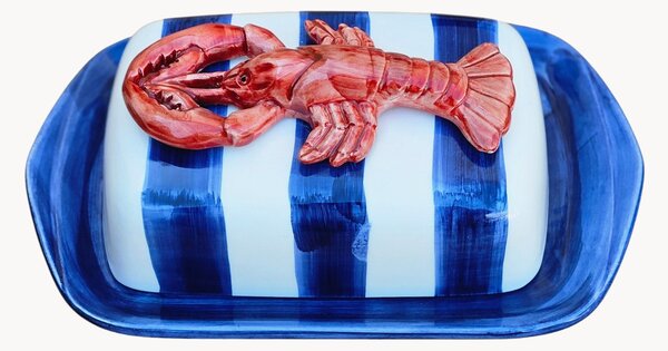 Burriera dipinta a mano Lobster