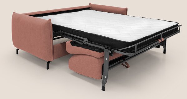 Scarlet divano letto in tessuto misto cotone impermeabile T19 salmone
