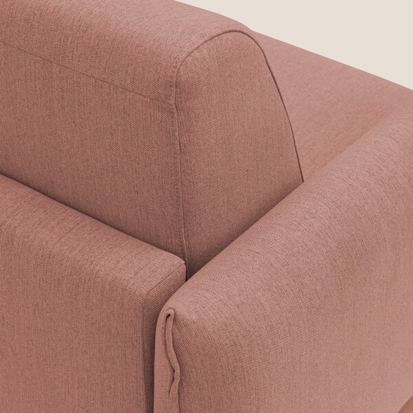 Scarlet divano letto in tessuto misto cotone impermeabile T19 salmone