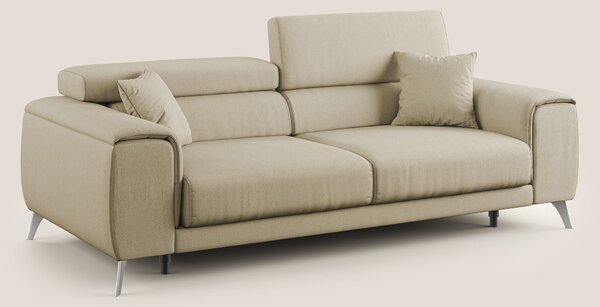 Fusion divano con sedute allungabili in tessuto smacchiabile T05 camme