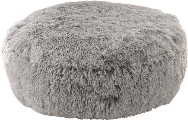 Cuscino Nobby comfort Nuru rotondo grigio, dimensioni: Ø 100 x 20 cm