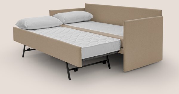 Brera Divano duplex con doppio letto in tessuto simil cotone impermeab