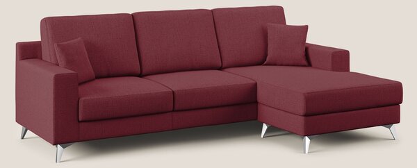 Michael Divano angolare REVERSIBILE in tessuto impermeabile T03 rosso