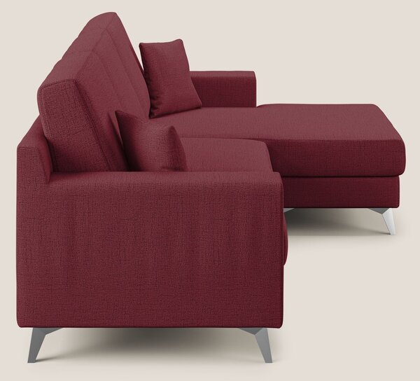 Michael Divano angolare REVERSIBILE in tessuto impermeabile T03 rosso