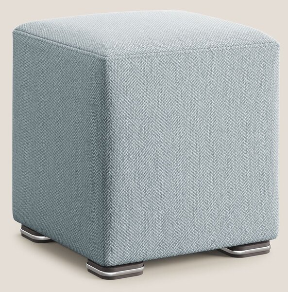Cube pouf in tessuto morbido smacchiabile T05 carta da zucchero