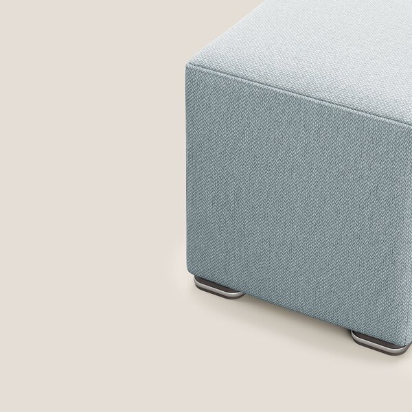 Cube pouf in tessuto morbido smacchiabile T05 carta da zucchero