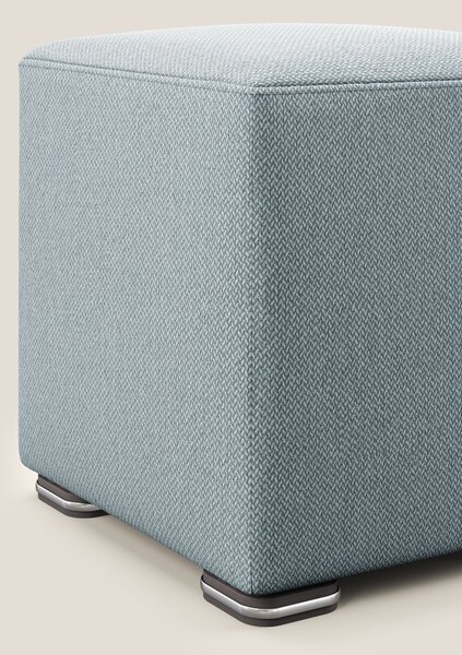 Cube pouf in tessuto morbido smacchiabile T05 carta da zucchero