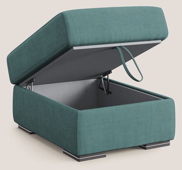 Sun pouf apribile contenitore in tessuto impermeabile T02 petrolio