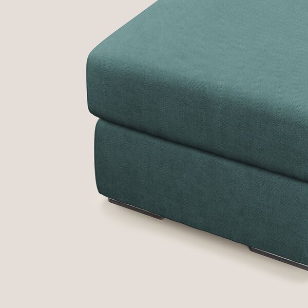 Sun pouf apribile contenitore in tessuto impermeabile T02 petrolio