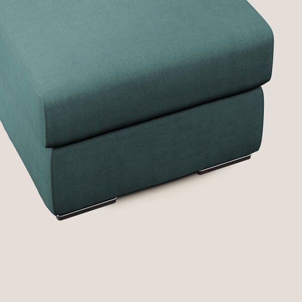 Sun pouf apribile contenitore in tessuto impermeabile T02 petrolio