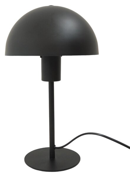 Lampada da tavolo Arno in metallo nero, lampada da comodino