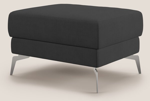 Star Pouf con piedini alti in tessuto impermeabile T02 nero