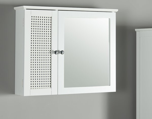 Specchio 'Karlsøy' 50x60x15cm Bianco