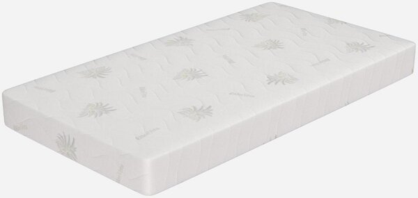 Materasso Singolo 80x195, Alto 25 cm - Memory, Sfoderabile, Rivestimento Aloe Vera, | Premium