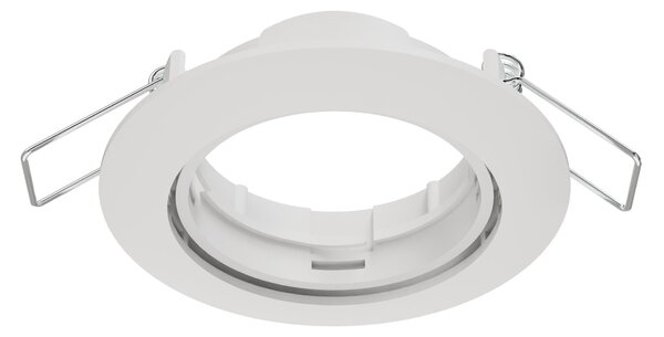 Portafaretto da incasso orientabile tondo Remi bianco, diam. 8.2 cm 3x8.2cm GU10 0xMAX7W IP20
