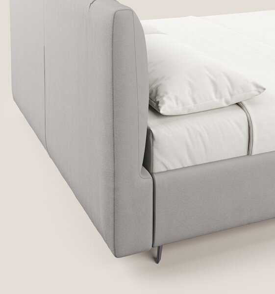 Bogart letto imbottito contenitore completamente sfoderabile in microf