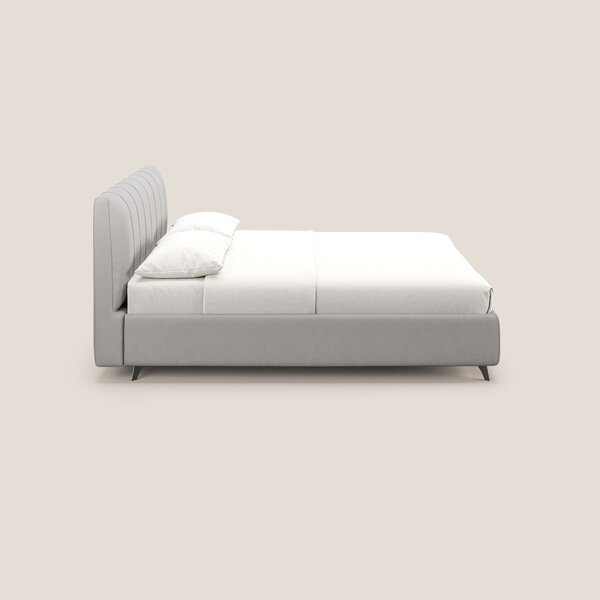 Bogart letto imbottito contenitore completamente sfoderabile in microf
