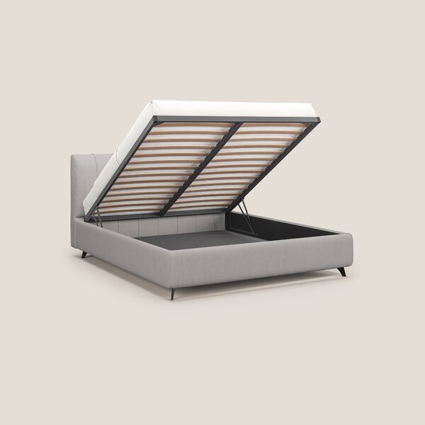 Bogart letto imbottito contenitore completamente sfoderabile in microf