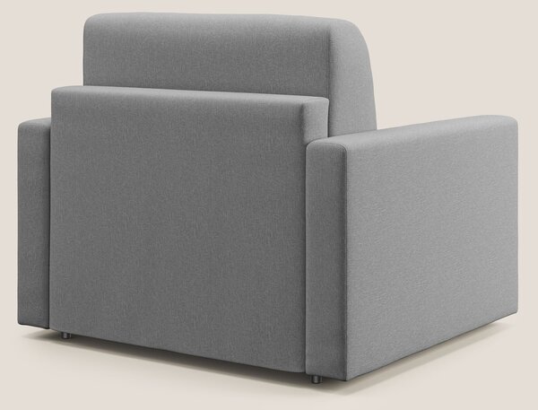 Chris poltrona letto in tessuto impermeabile T13 grigio
