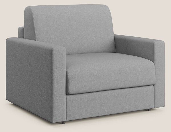 Chris poltrona letto in tessuto impermeabile T13 grigio