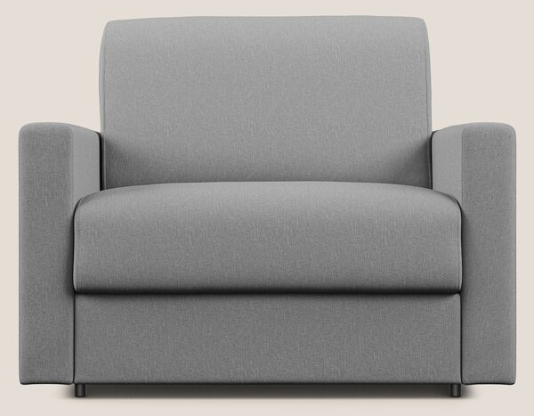 Chris poltrona letto in tessuto impermeabile T13 grigio