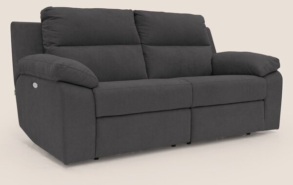 Romeo Divano relax con recliner elettrico in morbido tessuto impermeab