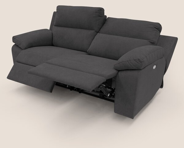 Romeo Divano relax con recliner elettrico in morbido tessuto impermeab