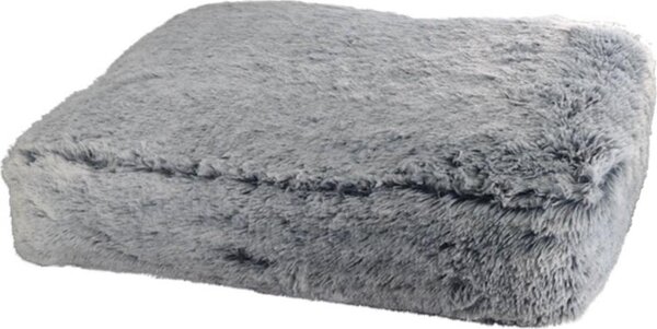 Cuscino Nobby comfort Nuru quadrato grigio, dimensioni: 80 x 60 x 18 cm