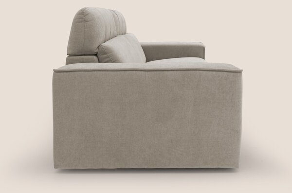 Clark Divano modulare con opzione relax elettrico in tessuto smacchiab