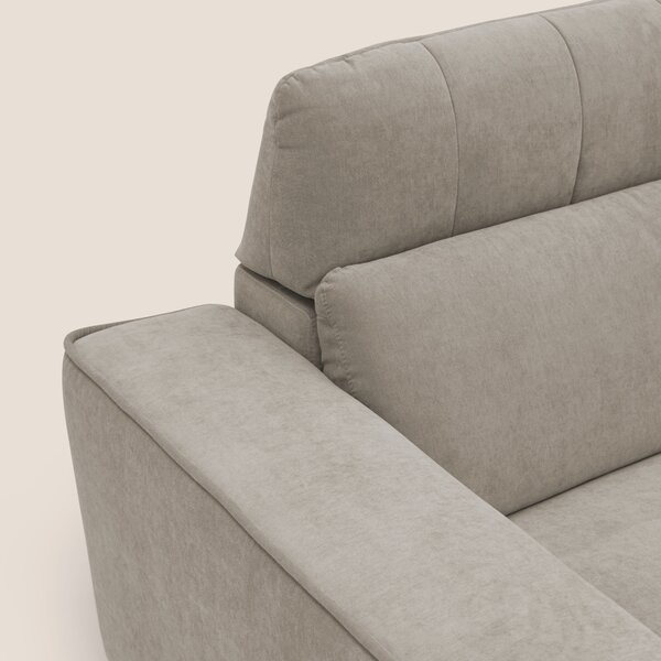 Clark Divano modulare con opzione relax elettrico in tessuto smacchiab