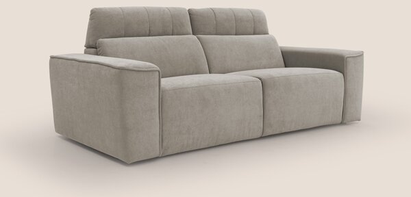 Clark Divano modulare con opzione relax elettrico in tessuto smacchiab