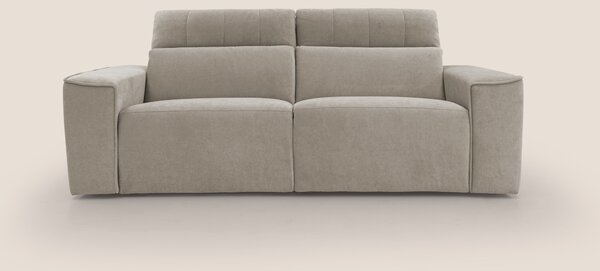 Clark Divano modulare con opzione relax elettrico in tessuto smacchiab
