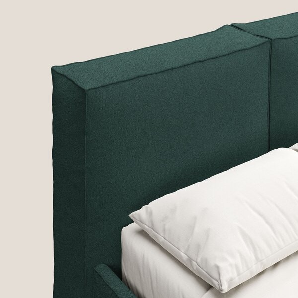 Cocoon letto imbottito contenitore sfoderabile in bouclet impermeabile