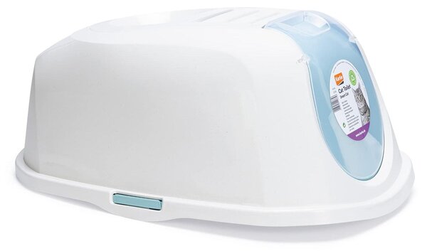 Lettiera per gatti Karlie Smart 52 x 39 x 41 cm, colore:acqua