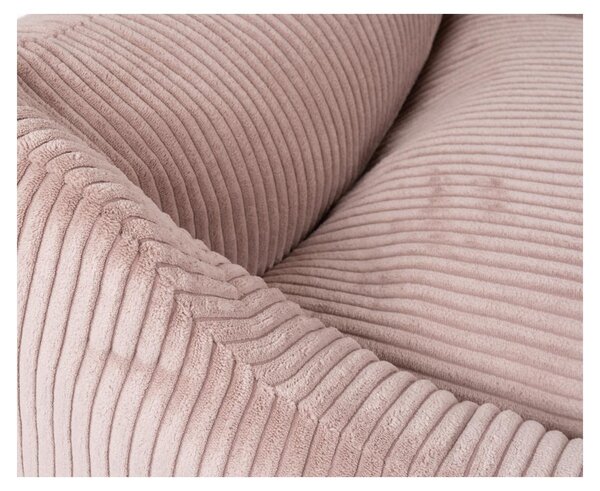 Cuccia per cani Knuffelwuff in velluto a coste con carattere intrecciato a mano Olivia XXL 120 x 85 cm Rosa