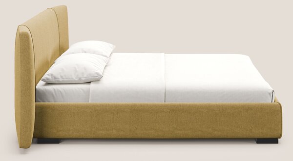 Omero letto imbottito contenitore sfoderabile in tessuto fiammato impe