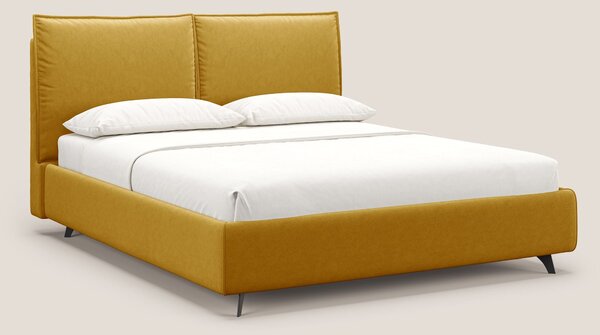 Nives letto imbottito contenitore sfoderabile in microfibra velluto im