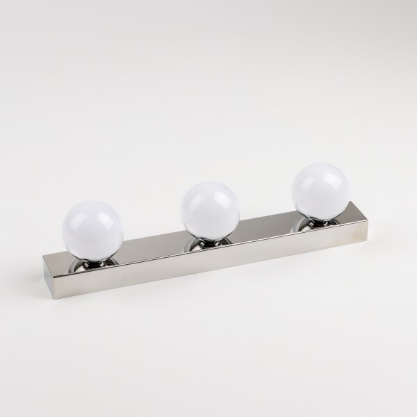 Brilagi - Illuminazione LED per specchio da bagno HOLLYWOOD 3xLED/3W/230V IP44 cromato