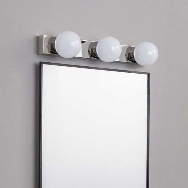 Brilagi - Illuminazione LED per specchio da bagno HOLLYWOOD 3xLED/3W/230V IP44 cromato
